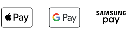 Icons for Apple Pay, Google Pay, and Samsung Pay, highlighting St. Mary’s Bank’s supported mobile payment options.