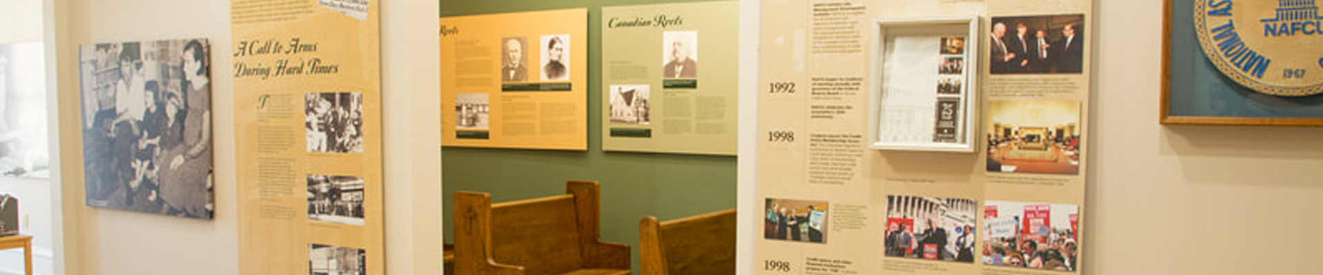 Inside the Credit Union Musuem
